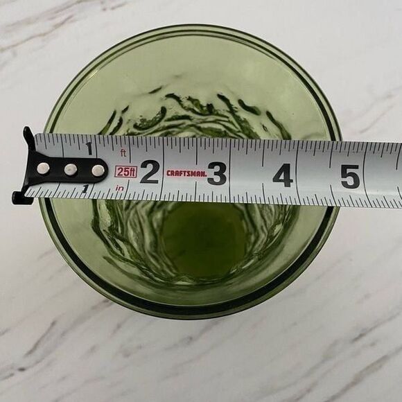 Vintage EO Brody Tall Green Crinkle Vase Home Decor Decorative MCM - Picture 8 of 9